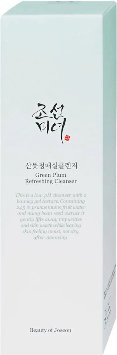 BOJ Green Plum Refreshing Cleanser packaging