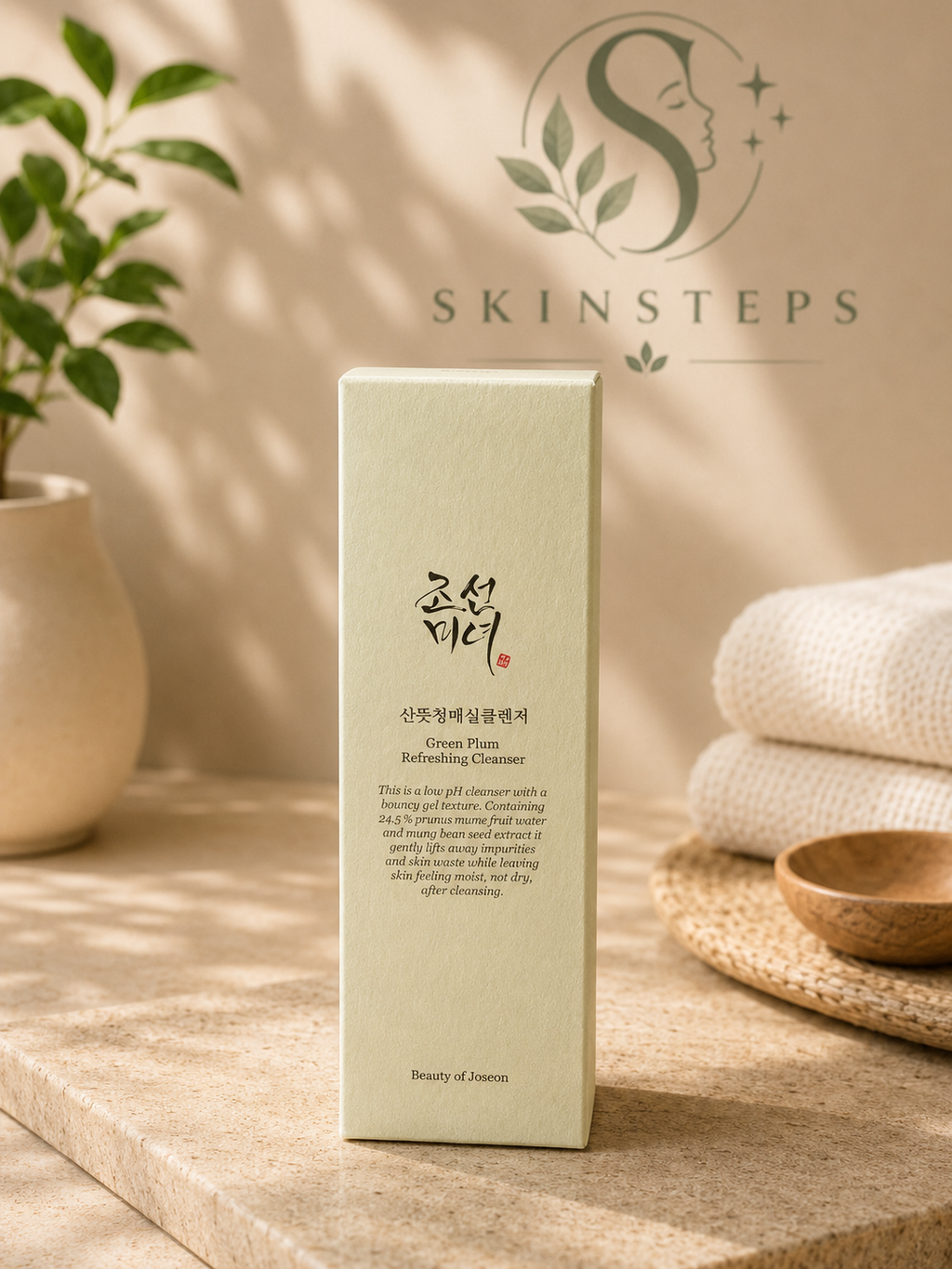 BOJ Green Plum Refreshing Cleanser