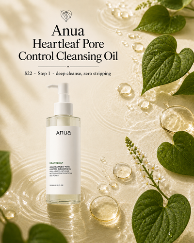 Anua Heatleaf Pore Control Cleansing Oil Mild