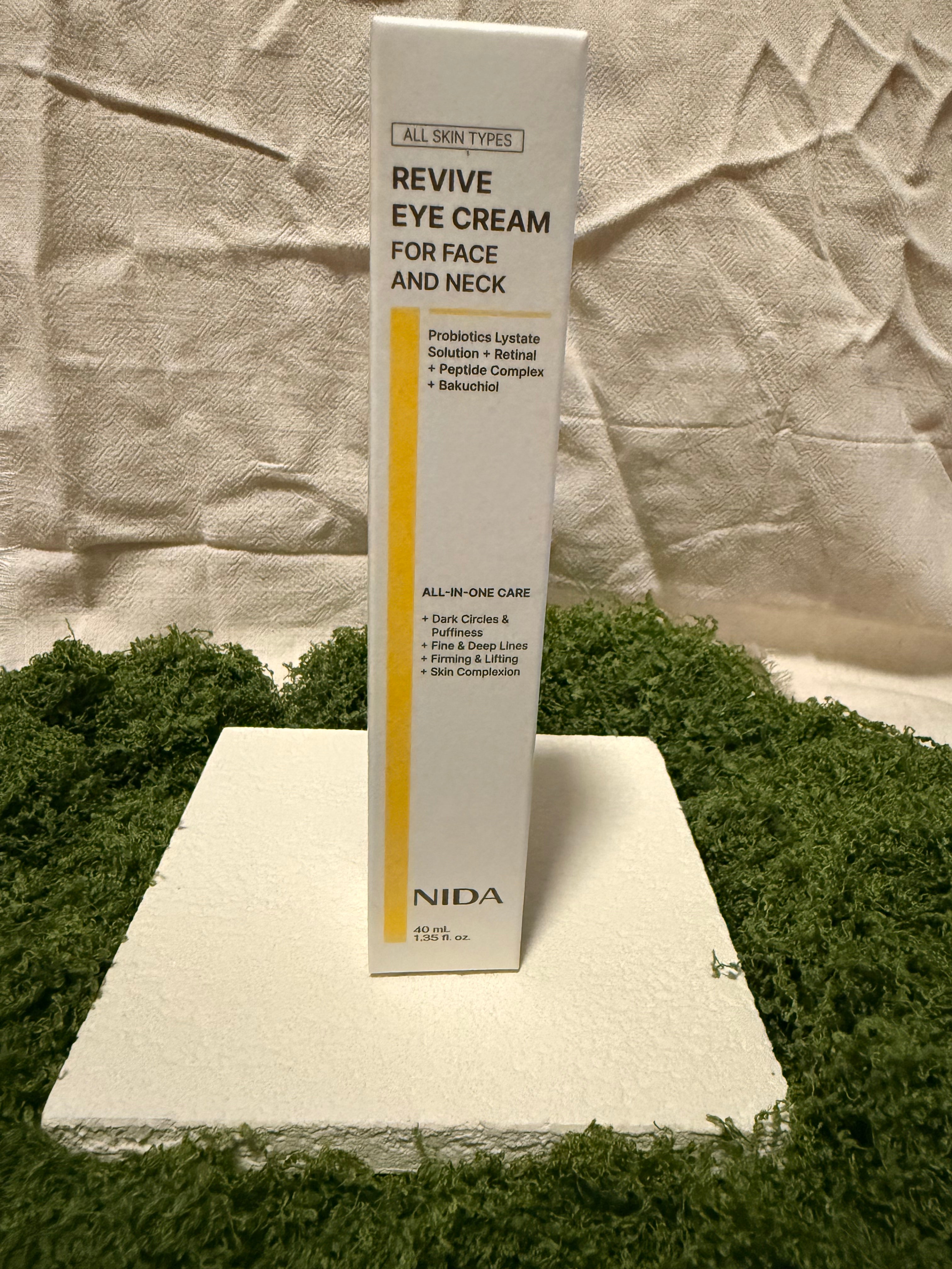NIDA Revive Eye Cream for Face and Neck