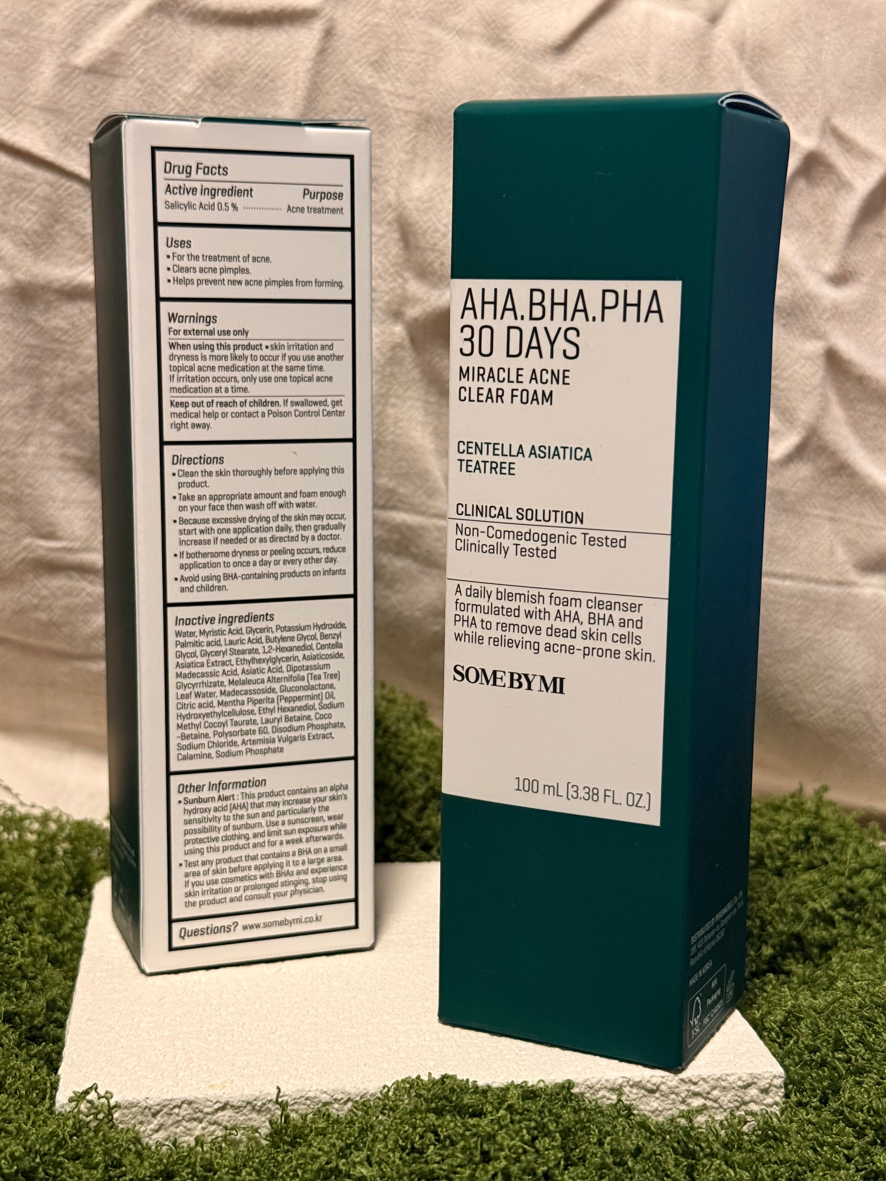 SOME BY MI AHA BHA PHA 30 Days Miracle Acne Clear Foam
