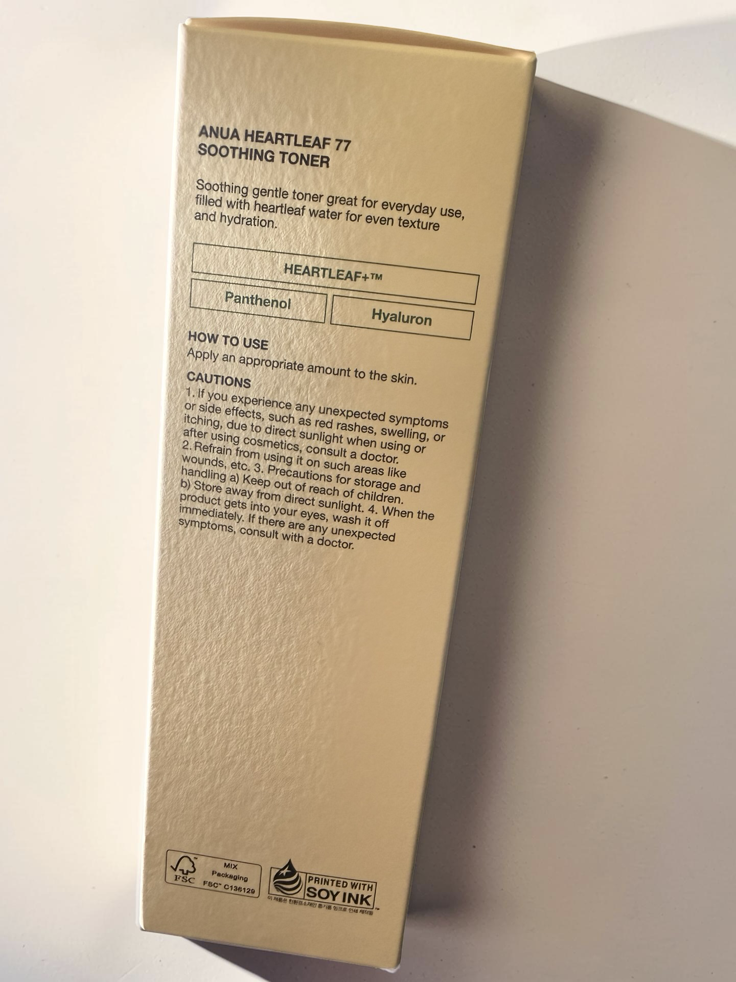Anua Heartleaf 77% Soothing Toner