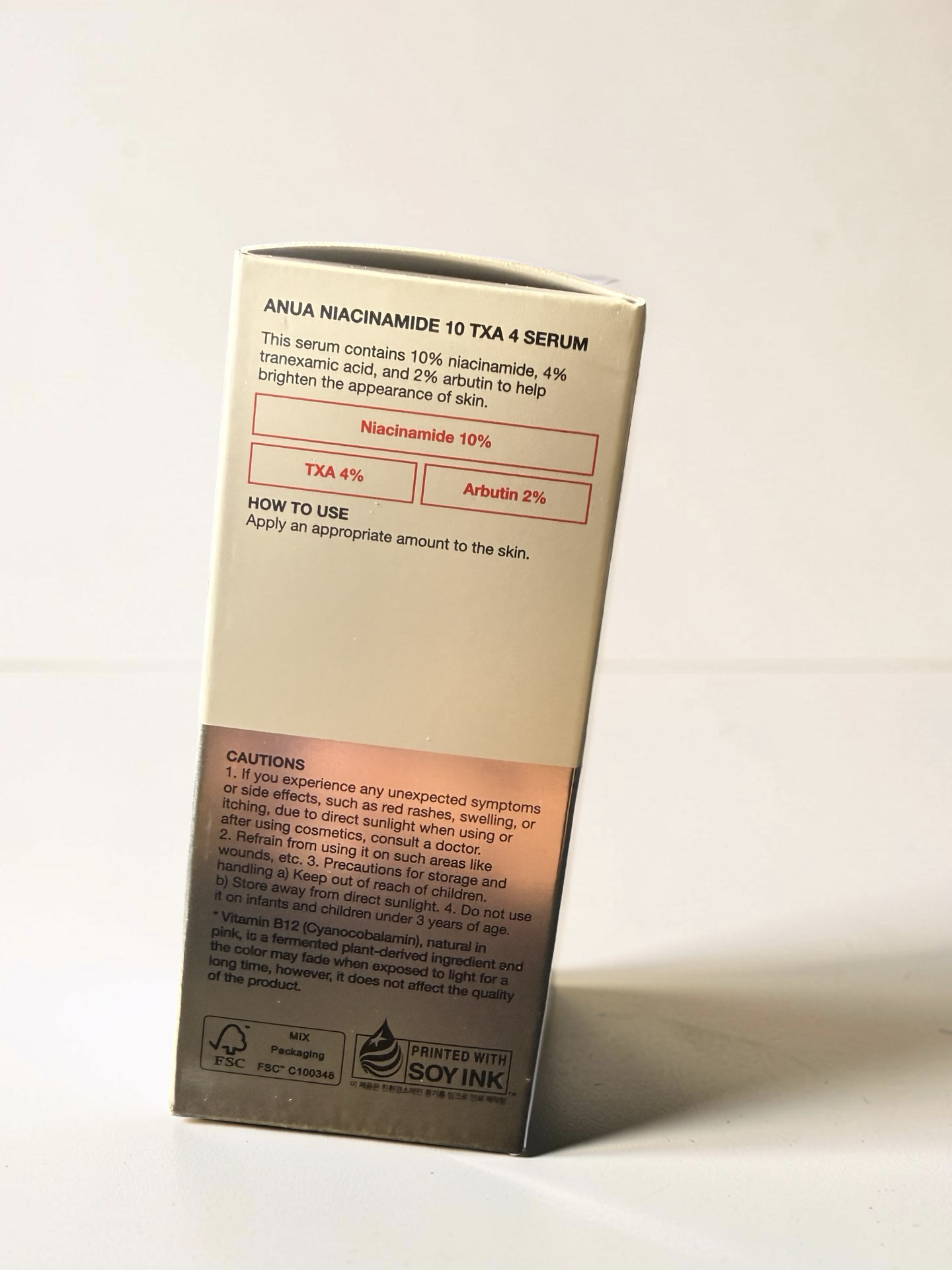 Anua Niacinamide 10% + TXA 4% Serum