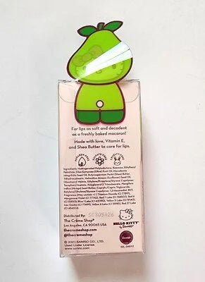 The Crème Shop x Hello Kitty Macaron Lip Balm (Juicy Pear)