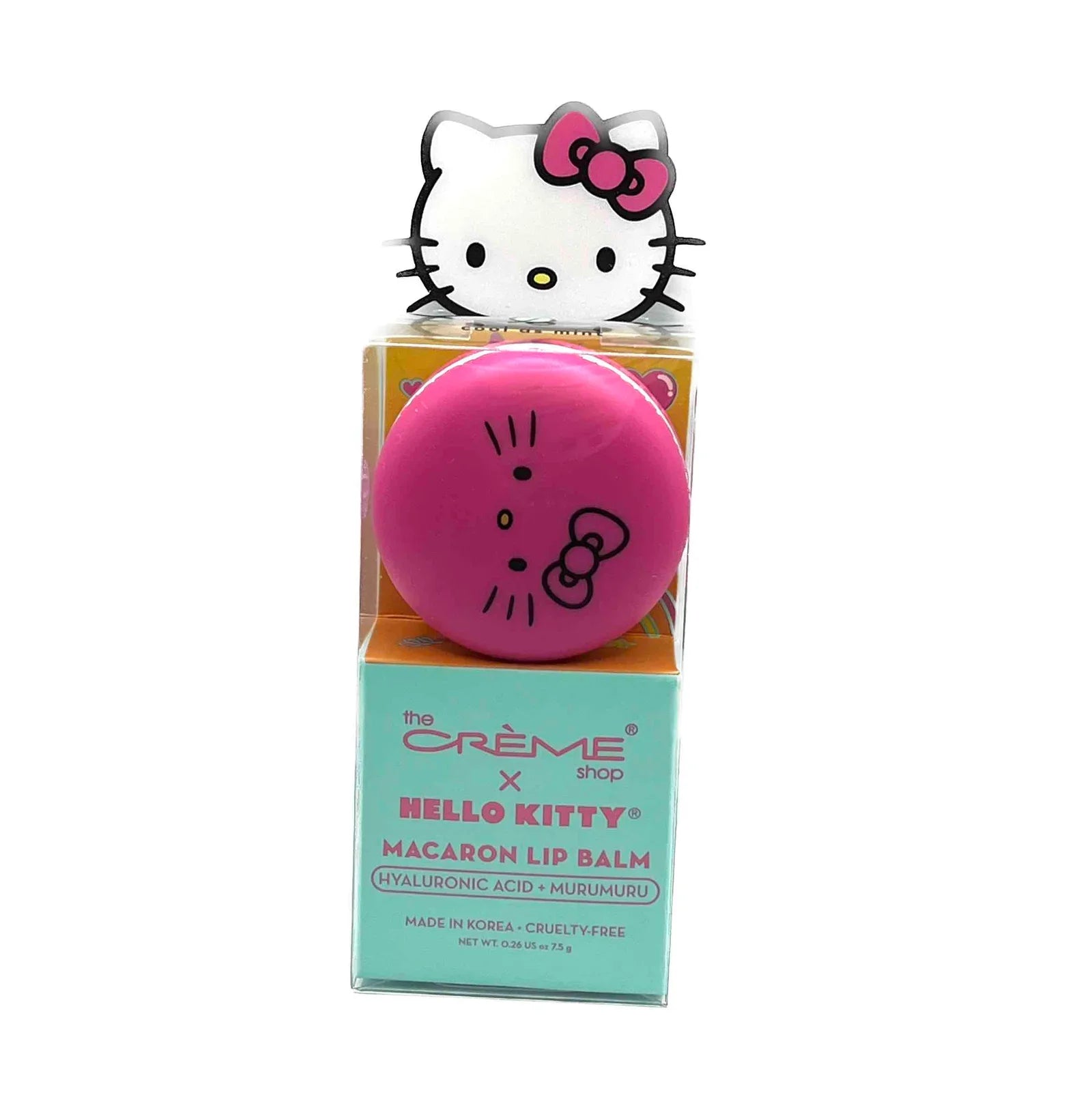 The Crème Shop x Hello Kitty Macaron Lip Balm Cool As Mint